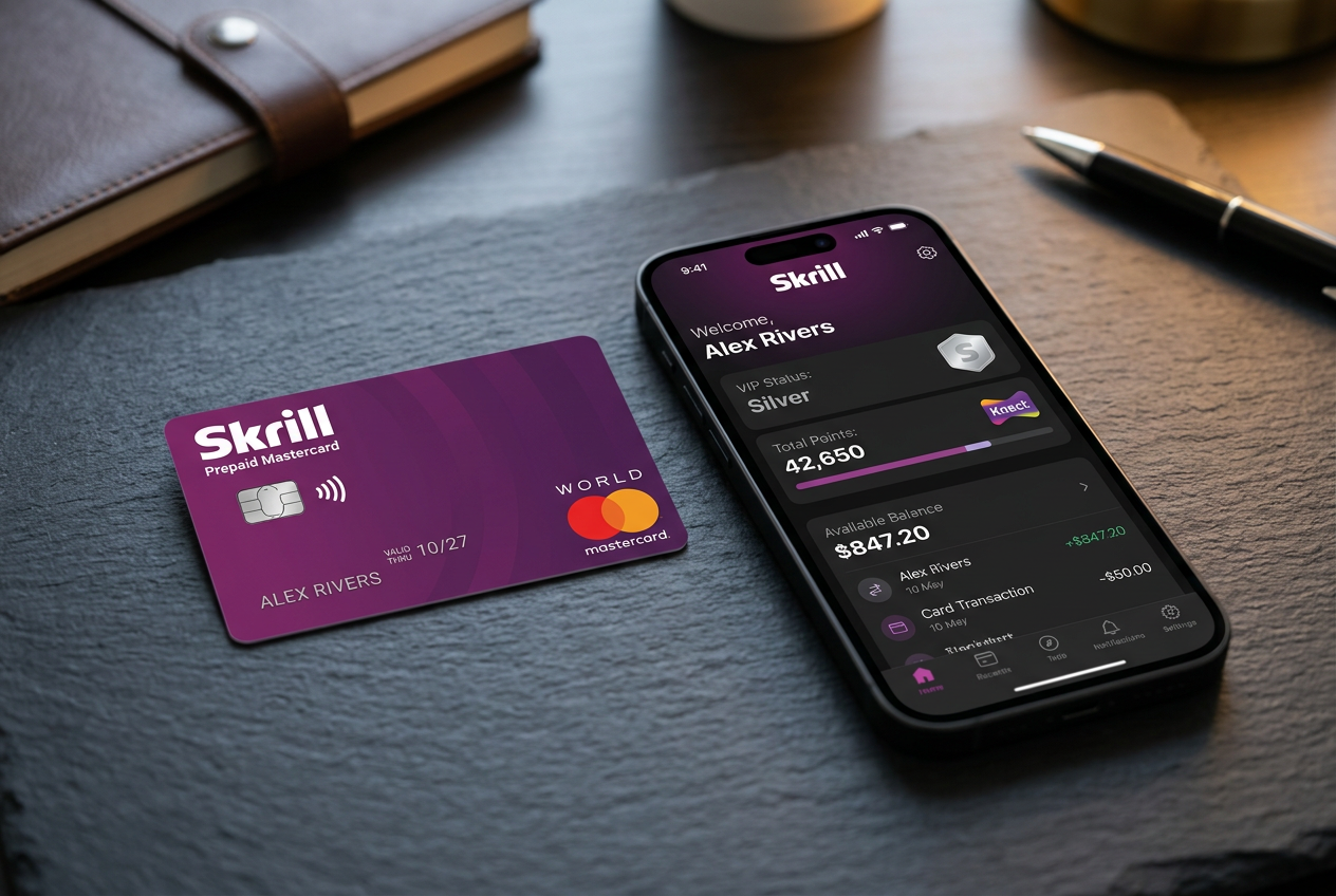 Program lojalnościowy Skrill VIP i karta płatnicza